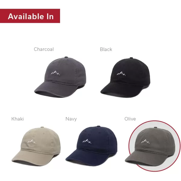 imageOutdoor Cap Mountain Dad Hat  Unstructured Soft Cotton CapOlive