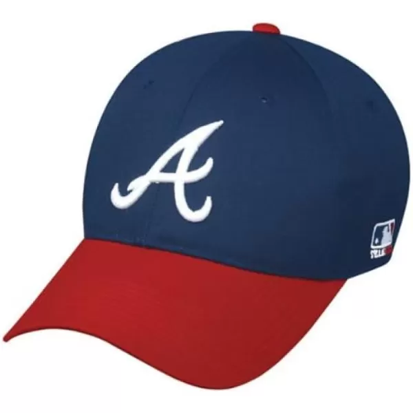 imageOutdoor Cap Atlanta Braves HomeWhite A Logo Youth Under 12 Adjustable Baseball Hat Officially Licensed Major League Replicau