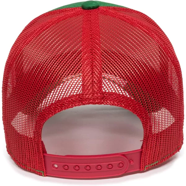 imageEgg Nog Chug Christmas 79 Foam Front Mesh Back Trucker Hat  Adjustable Snapback Christmas Party Baseball Cap for Men ampamp Women Green