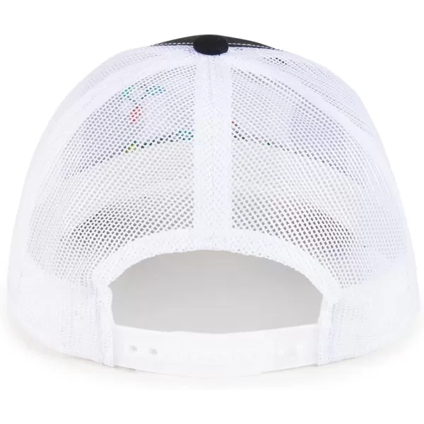 imageLIT Christmas Lights Embroidered Mesh Back Trucker Hat  Adjustable Snapback Black Christmas Party Baseball Cap for Men ampamp Women