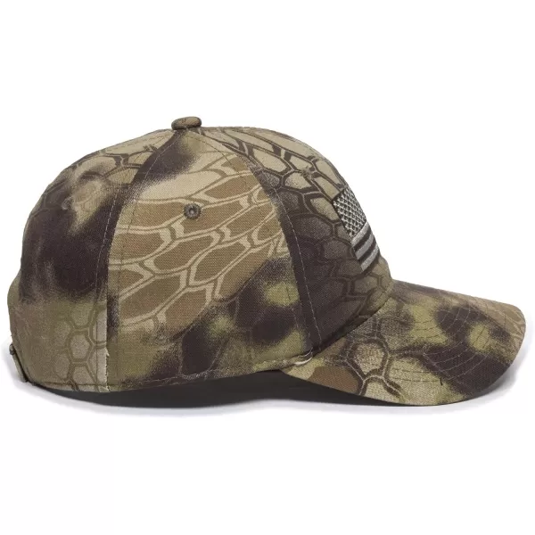 imageOutdoor Cap Mens Camouflage Americana CapKryptek Highlander