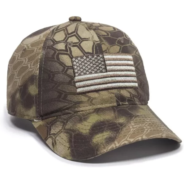 imageOutdoor Cap Mens Camouflage Americana CapKryptek Highlander