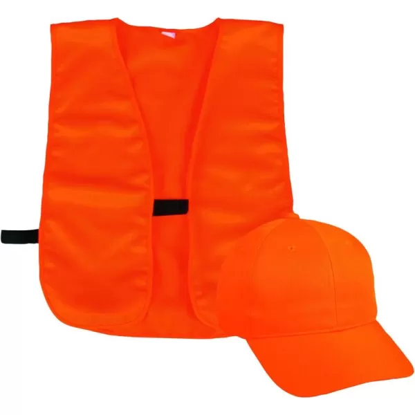 imageOutdoor Cap Vest and Cap Combo Youth Blaze Blaze Orange One Size