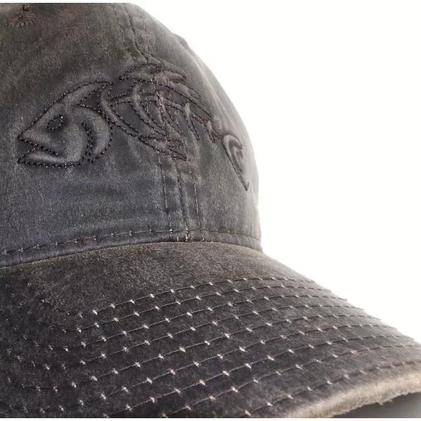 imageOutdoor Cap Adjustable Closure Bonefish Weathered Cotton Cap Dark Brown