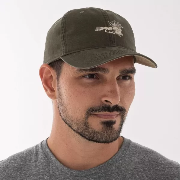 imageDry Fly Fish Lure Dad Hat  Adjustable Polo Style Baseball Cap for Men ampamp Women