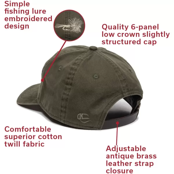 imageDry Fly Fish Lure Dad Hat  Adjustable Polo Style Baseball Cap for Men ampamp Women