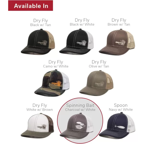 imageFish Lure Trucker Hat  Adjustable Baseball Cap wPlastic Snapback Closure