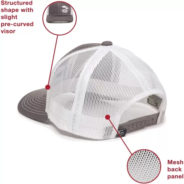 imageFish Lure Trucker Hat  Adjustable Baseball Cap wPlastic Snapback Closure