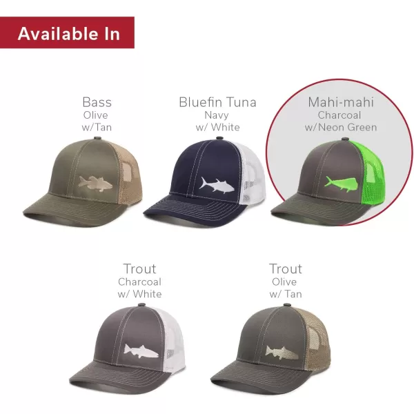 imageFish Silhouettes Trucker Hat  Adjustable Baseball Cap wSnapback Closure