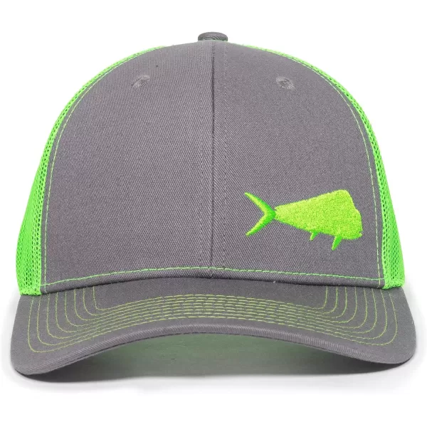 imageFish Silhouettes Trucker Hat  Adjustable Baseball Cap wSnapback Closure