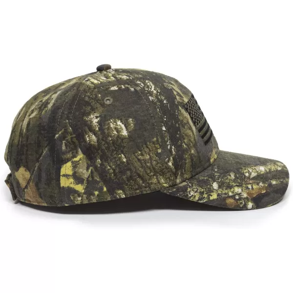 imageMossy Oak USA American Flag Camo Hat  Adjustable Baseball Cap for Men ampamp Women