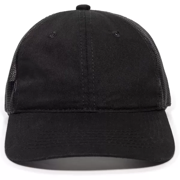 imageOutdoor Cap Garment Washed Meshback CapBlack