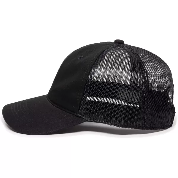 imageOutdoor Cap Garment Washed Meshback CapBlack