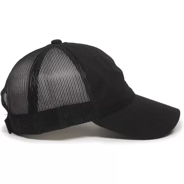 imageOutdoor Cap Garment Washed Meshback CapBlack