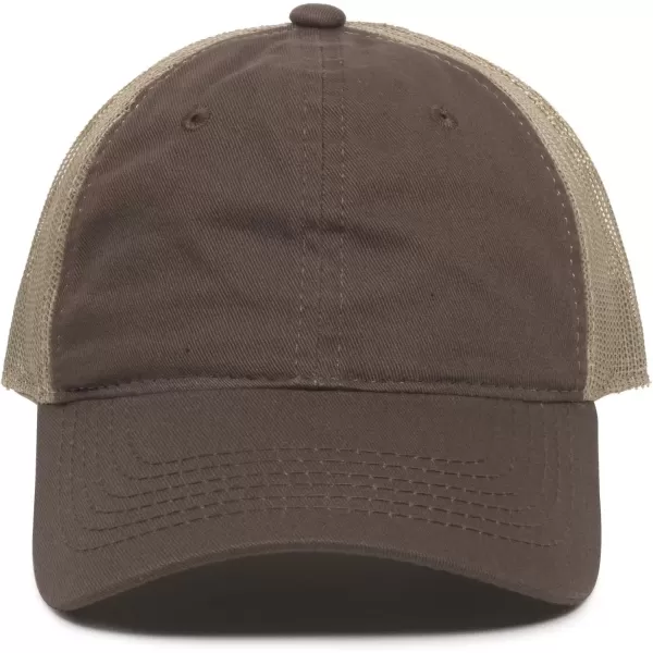 imageOutdoor Cap Garment Washed Meshback CapBrownTan
