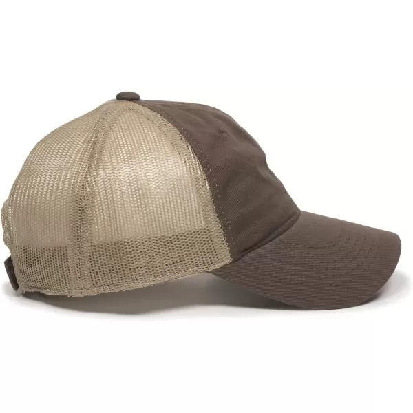 imageOutdoor Cap Garment Washed Meshback CapBrownTan