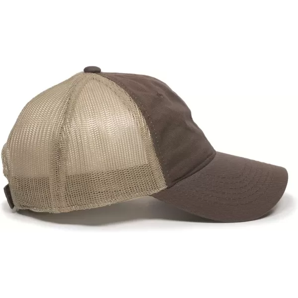 imageOutdoor Cap Garment Washed Meshback CapBrownTan