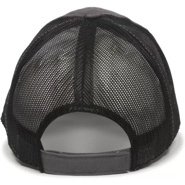 imageOutdoor Cap Garment Washed Meshback CapCharcoalBlack