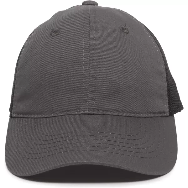 imageOutdoor Cap Garment Washed Meshback CapCharcoalBlack