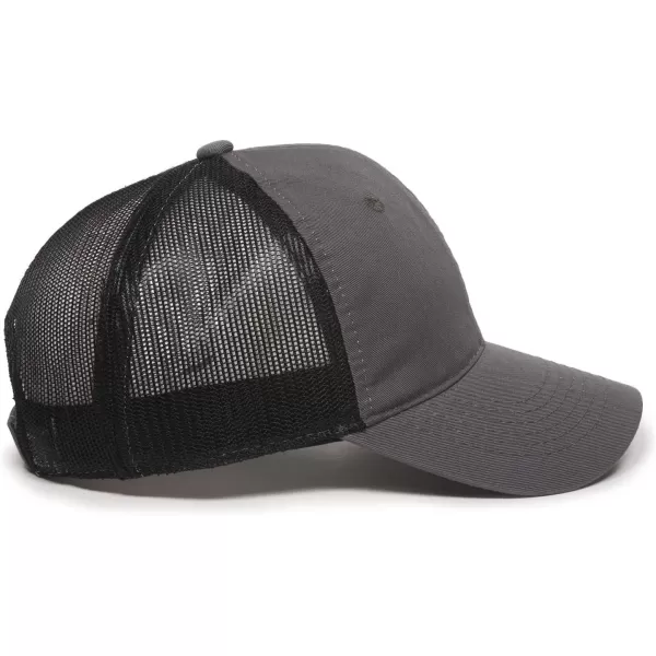 imageOutdoor Cap Garment Washed Meshback CapCharcoalBlack