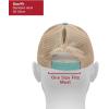 imageLadies Fit Blank Heavy Washed Soft Cotton Twill Structured Ponytail Mesh Back Hat  Adjustable Size Baseball Cap for WomenMint