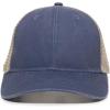 imageLadies Fit Blank Heavy Washed Soft Cotton Twill Structured Ponytail Mesh Back Hat  Adjustable Size Baseball Cap for WomenNavy