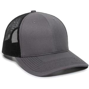 imageOutdoor Cap Mens Mesh Back BallcapBlackChar