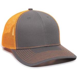 imageOutdoor Cap Mens Mesh Back BallcapCharNeon Orange