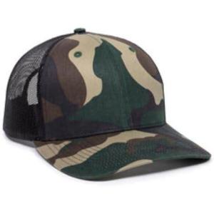 imageOutdoor Cap Mens Mesh Back BallcapG CamoBlack
