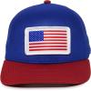 imageAmerican Flag Sublimated Patch OneTouch Hat  Proflex Baseball Cap for Men ampamp Women