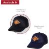 imageBaseball American Flag Leather Patch OneTouch Hat  Adjustable Cap for Men ampamp Women