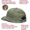 imageDog Face Silhouette Head Embroidered Dad Hat  Adjustable Polo Style Unstructured Baseball Cap for Men ampamp Women