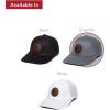 imageGolf Clubs Leather Patch OneTouch Hat  Adjustable Baseball Cap for Men ampamp Women