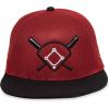 imageInfield Crossing Bats Embroidered OneTouch Hat  Proflex Baseball Cap for Men ampamp Women
