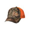 imageOutdoor Cap CNM100M Camo Cap with Neon Mesh Back Mossy Oak CountryBlaze Orange Adjustable