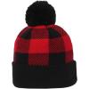 imageOutdoor Cap Knit Buffalo Plaid CapRed