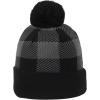 imageOutdoor Cap Knit Buffalo Plaid CapBlack
