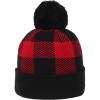imageOutdoor Cap Knit Buffalo Plaid CapRed