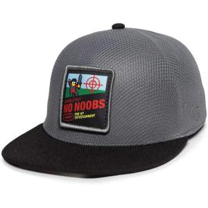 imageEsports Video Game No Noobs Sublimated Patch OneTouch Hat  Proflex Baseball Cap for Men ampamp Women Graphite