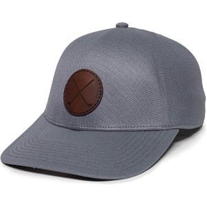 imageGolf Clubs Leather Patch OneTouch Hat  Adjustable Baseball Cap for Men ampamp Women