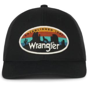 imageOutdoor Cap Mens Wrangler Western CapBlack