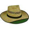 imageOutdoor Cap LD902EX Beach Bum 2 Straw Hat with Green Visor