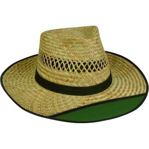 imageOutdoor Cap LD902EX Beach Bum 2 Straw Hat with Green Visor