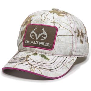 imageRealtree Xtra Snow Canvas Camo Hat  Adjustable Baseball Cap for Women