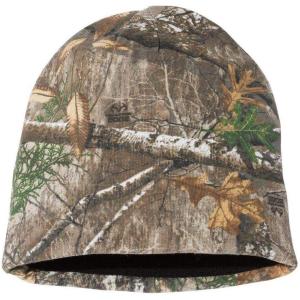 imageOutdoor Cap  Reversible 8quot Knit Camo Cap  CMK405  Adjustable  Realtree Edge