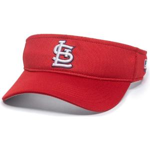 imageOC Sports St Louis Cardinals Visor Official MLB Licensed Adjustable Replica Visor CapHat One Size Fits All