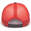 imageOutdoor Cap Garment Washed Meshback CapCharcoalNeon Red