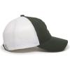 imageOutdoor Cap Garment Washed Meshback CapDark GreenWhite