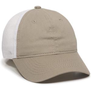 imageOutdoor Cap Garment Washed Meshback CapKhakiWhite