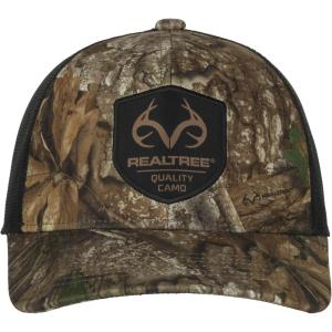 imageRealtree APX Camo Trucker Hat for Men  Mesh Back Adjustable Baseball Cap with PreCurved Visor Structured 6Panel Hunting Camo Hat One Size
